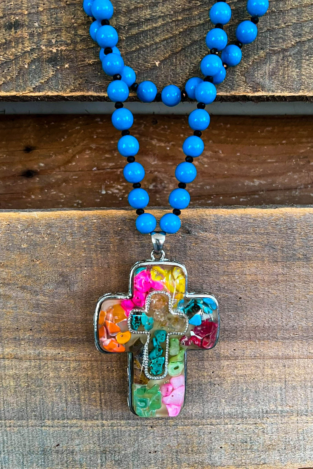 A Good Feeling Artisan Boho Necklace - Hand Made