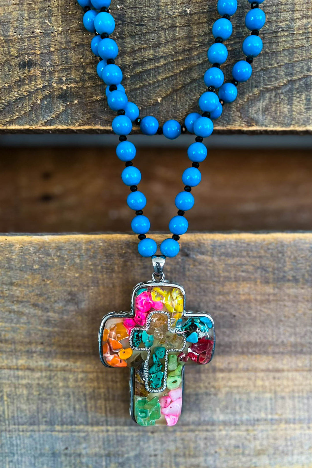 A Good Feeling Artisan Boho Necklace - Hand Made