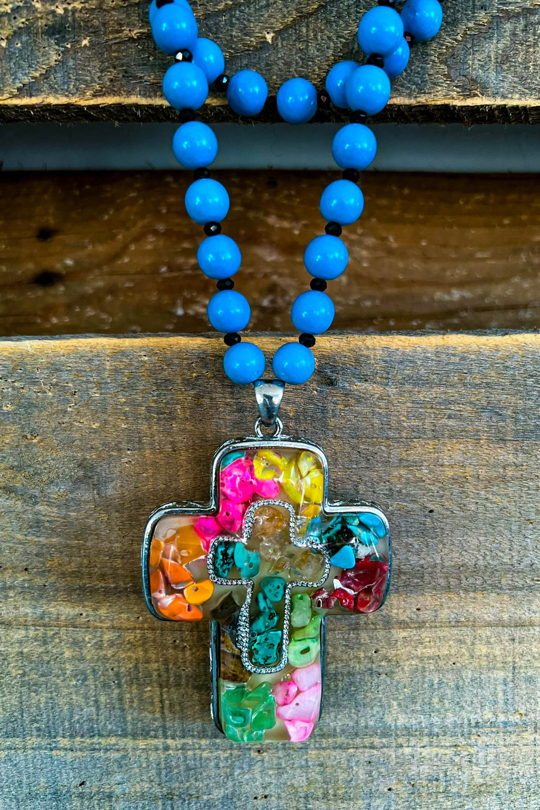 A Good Feeling Artisan Boho Necklace - Hand Made