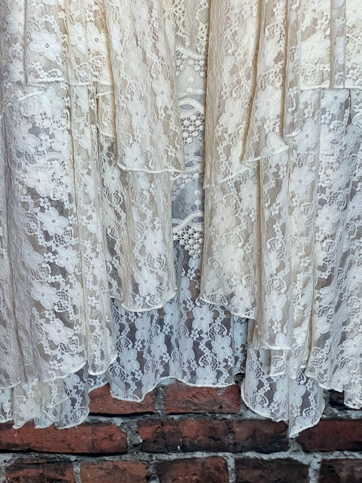 Lovely Days Vintage -Inspired Beige Lace Jacket Cardigan