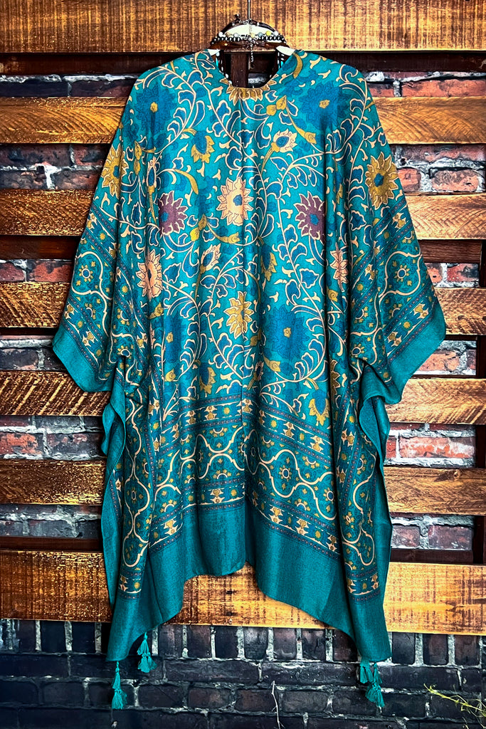 TICKETS TO PARADISE EMERALD GREEN BOHO KIMONO