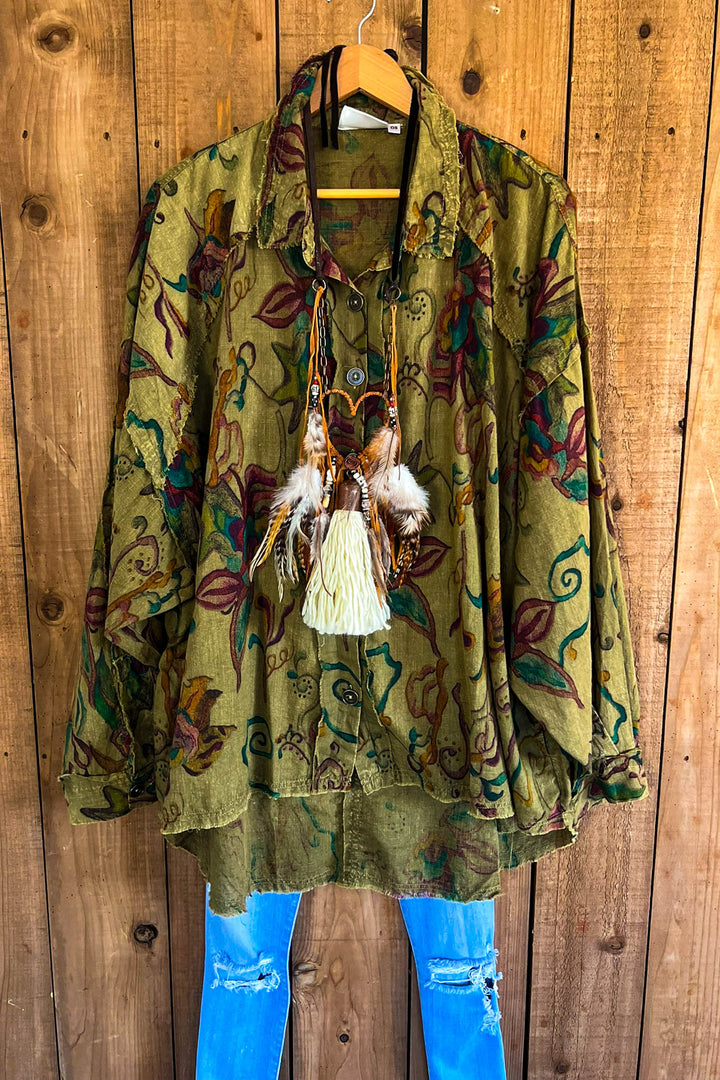 Fleur D' Cactus Shirt Jacket