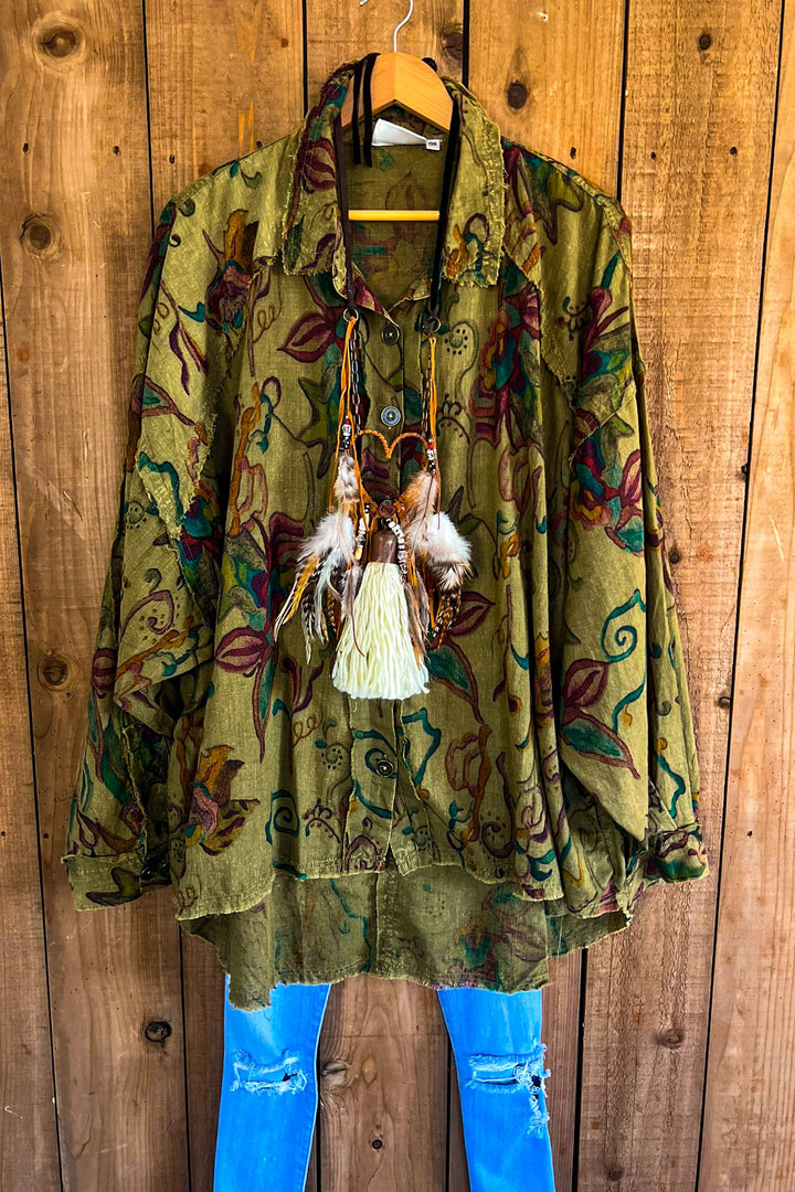 Fleur D' Cactus Shirt Jacket