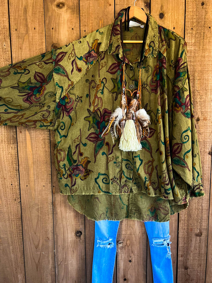 Fleur D' Cactus Shirt Jacket