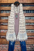 ALWAYS MY SWEETEST LOVE LACE AND CROCHET VEST IN BEIGE