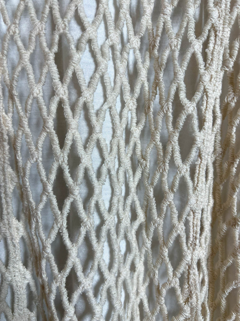 LOVELY DAYS CROCHET CARDIGAN IN BEIGE NATURAL