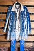 Treasure My Love Lace Embellished Jacket in Royal Blue