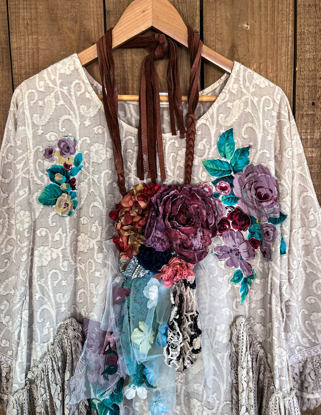 Abbey 100% Cotton Vintage Inspired Dress - Natural