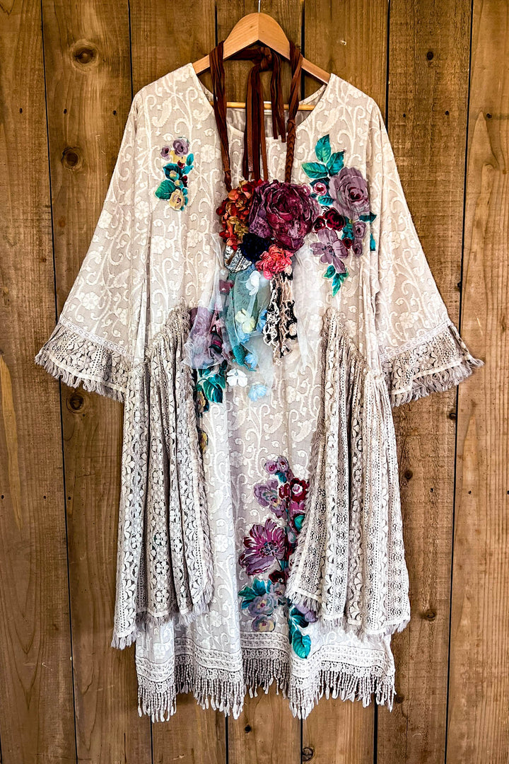 Abbey 100% Cotton Vintage Inspired Dress - Natural