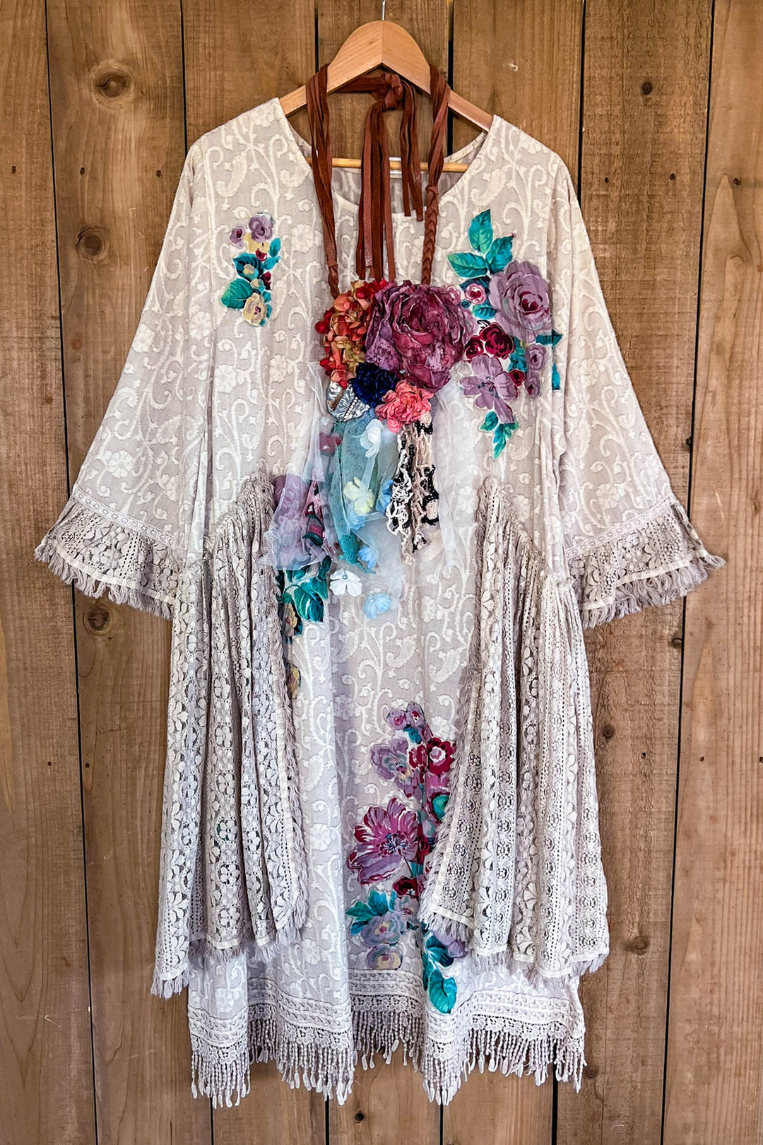 Abbey 100% Cotton Vintage Inspired Dress - Natural