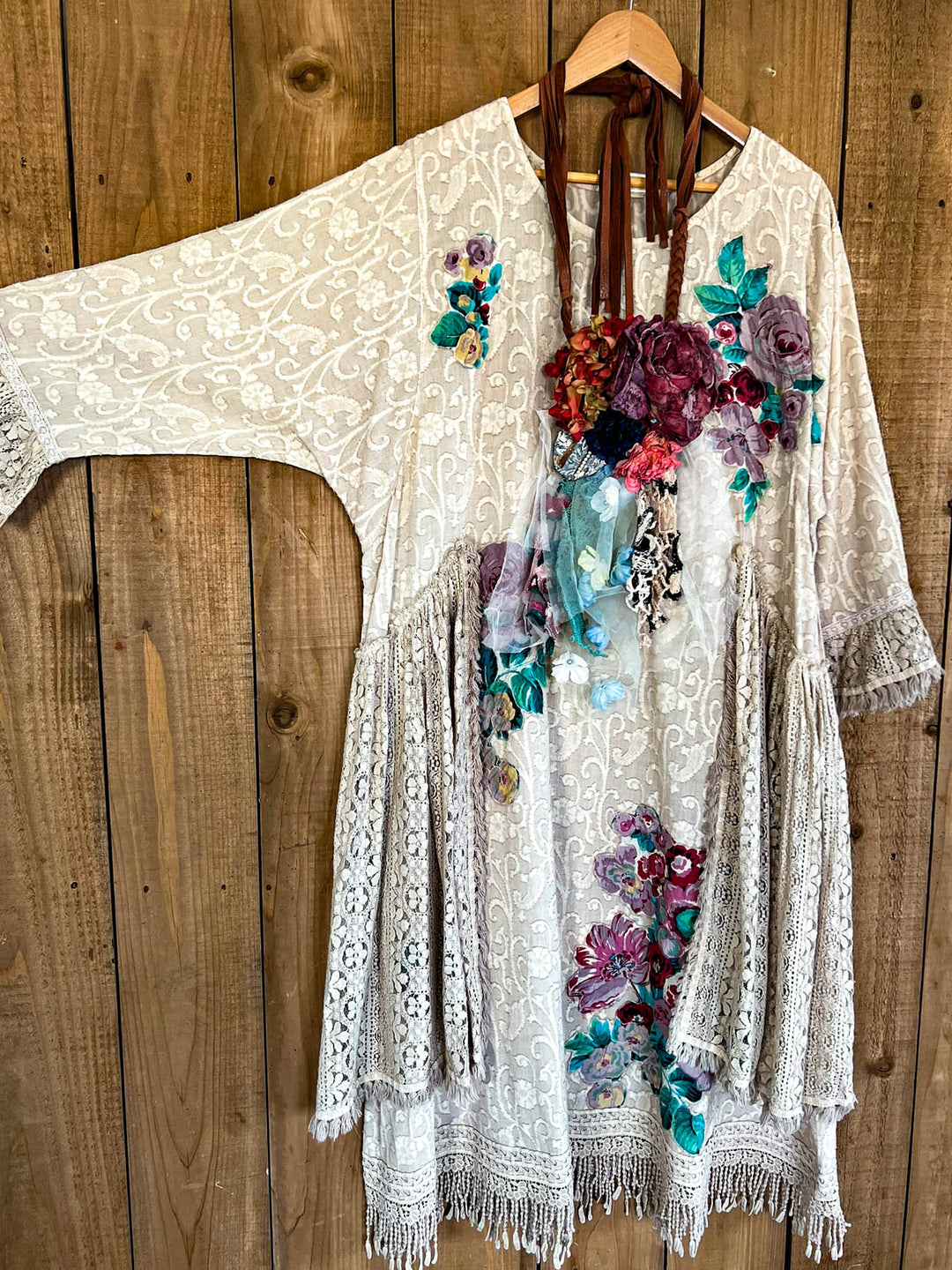 Abbey 100% Cotton Vintage Inspired Dress - Natural
