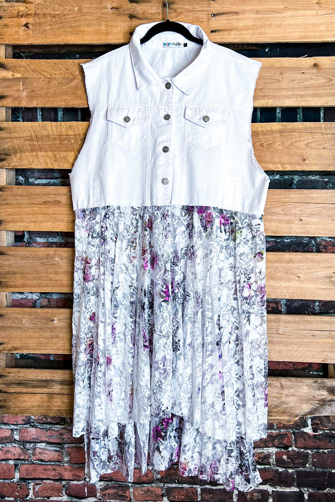 A LOVE THAT WILL LAST FOREVER FAB LACE LONG VEST