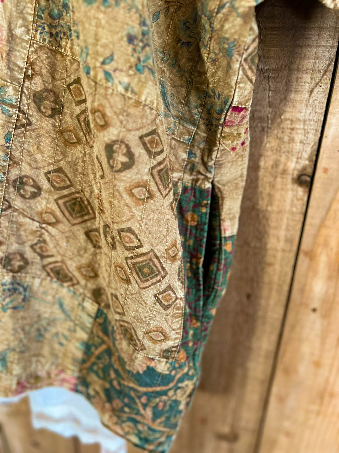 Meadow Wind Vintage Patchwork  Jacket Kimono