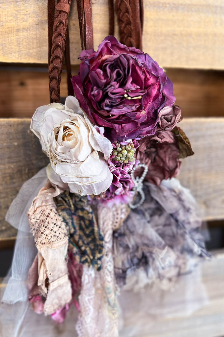 Mountain Vintage Roses Handmade Necklace - Belt