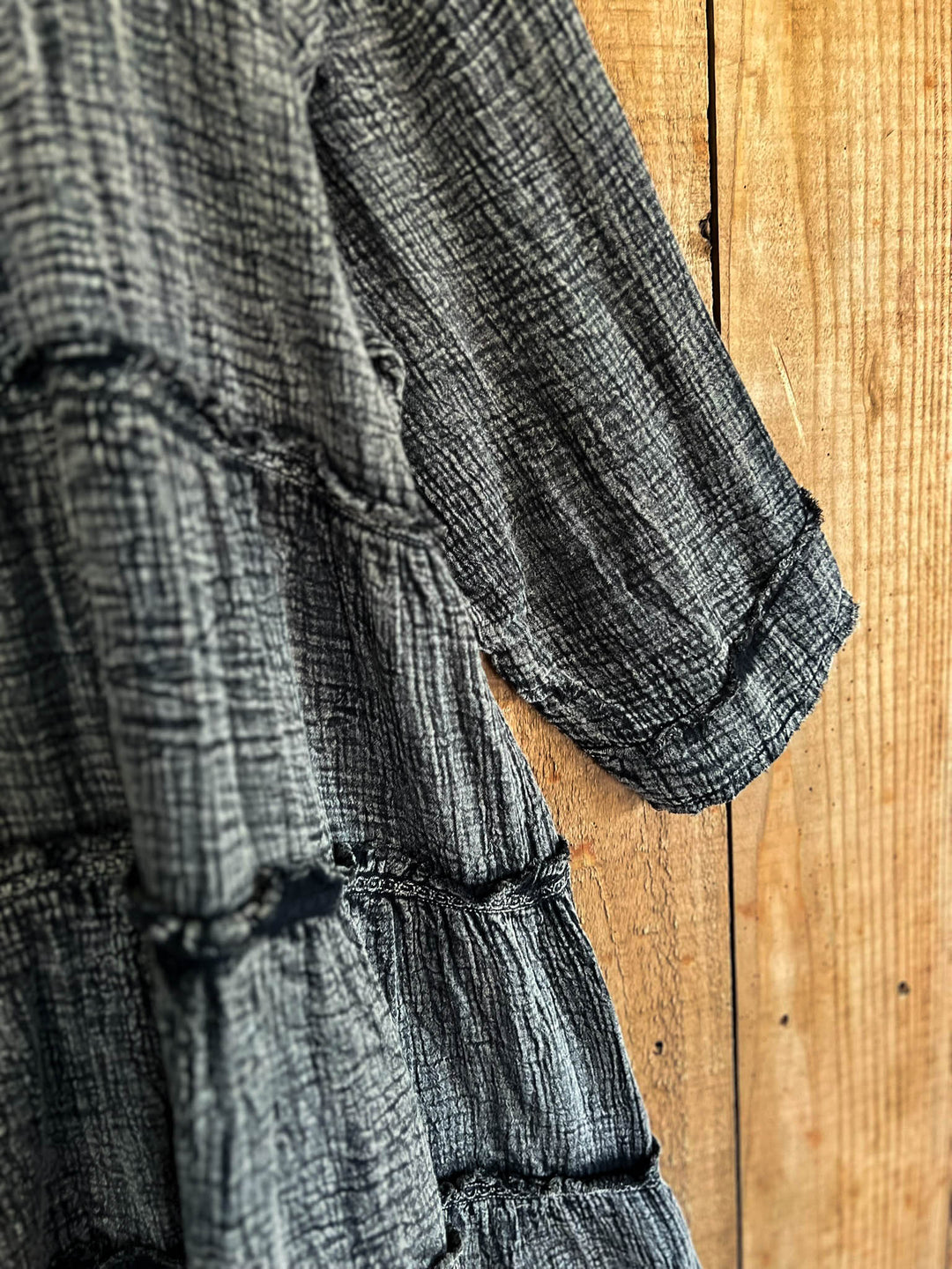 Moon Shade Vintage 100% Cotton Tunic - Stone