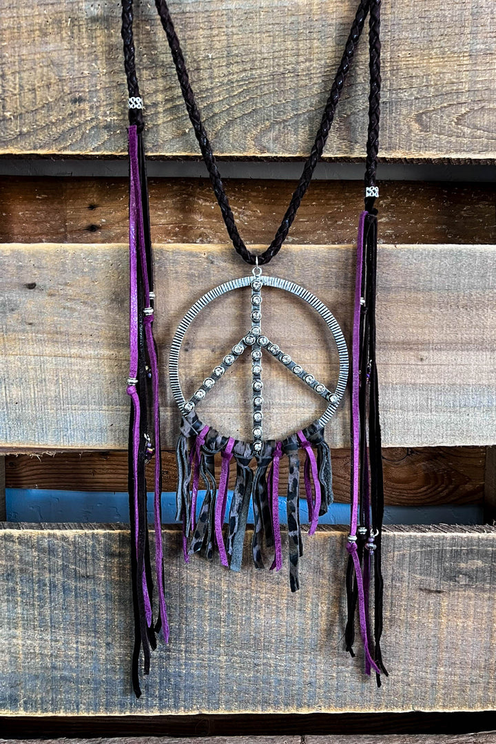 Peace and Love Bohemian Necklace