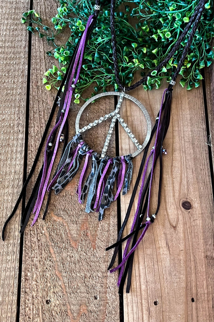 Peace and Love Bohemian Necklace