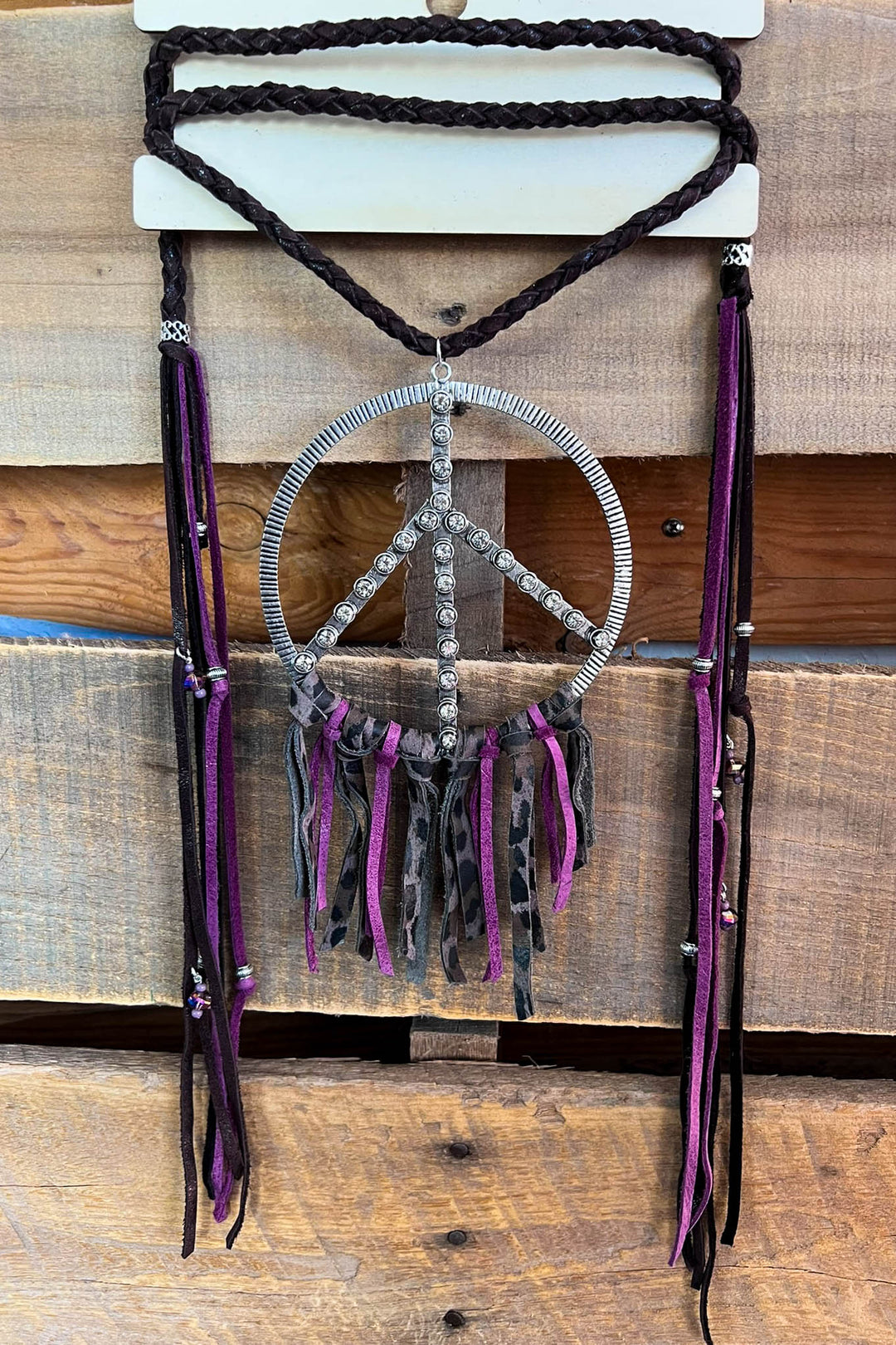 Peace and Love Bohemian Necklace