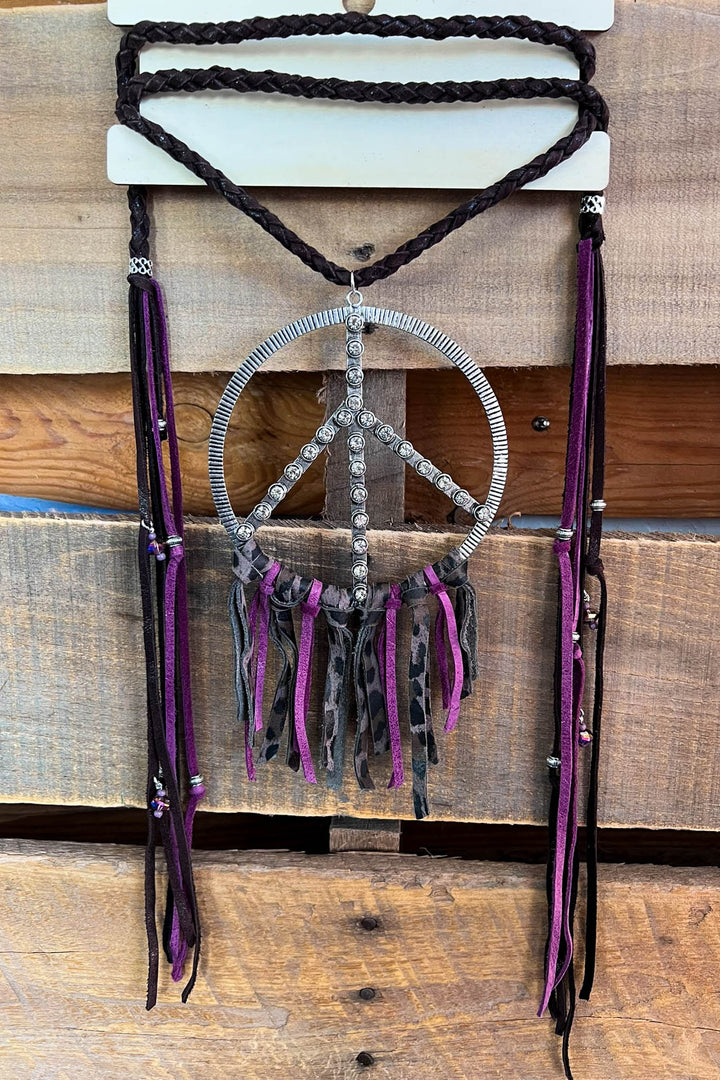 Peace and Love Bohemian Necklace