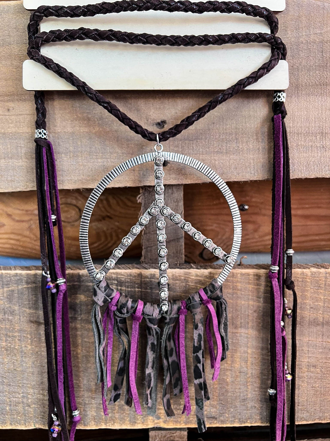 Peace and Love Bohemian Necklace