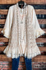 ALWAYS MY SWEETEST LOVE LACE AND CROCHET VEST IN BEIGE