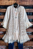 ALWAYS MY SWEETEST LOVE LACE AND CROCHET VEST IN BEIGE