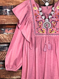 IT ALL BEGINS WITH LOVE DESERT ROSE BABYDOLL TUNIC