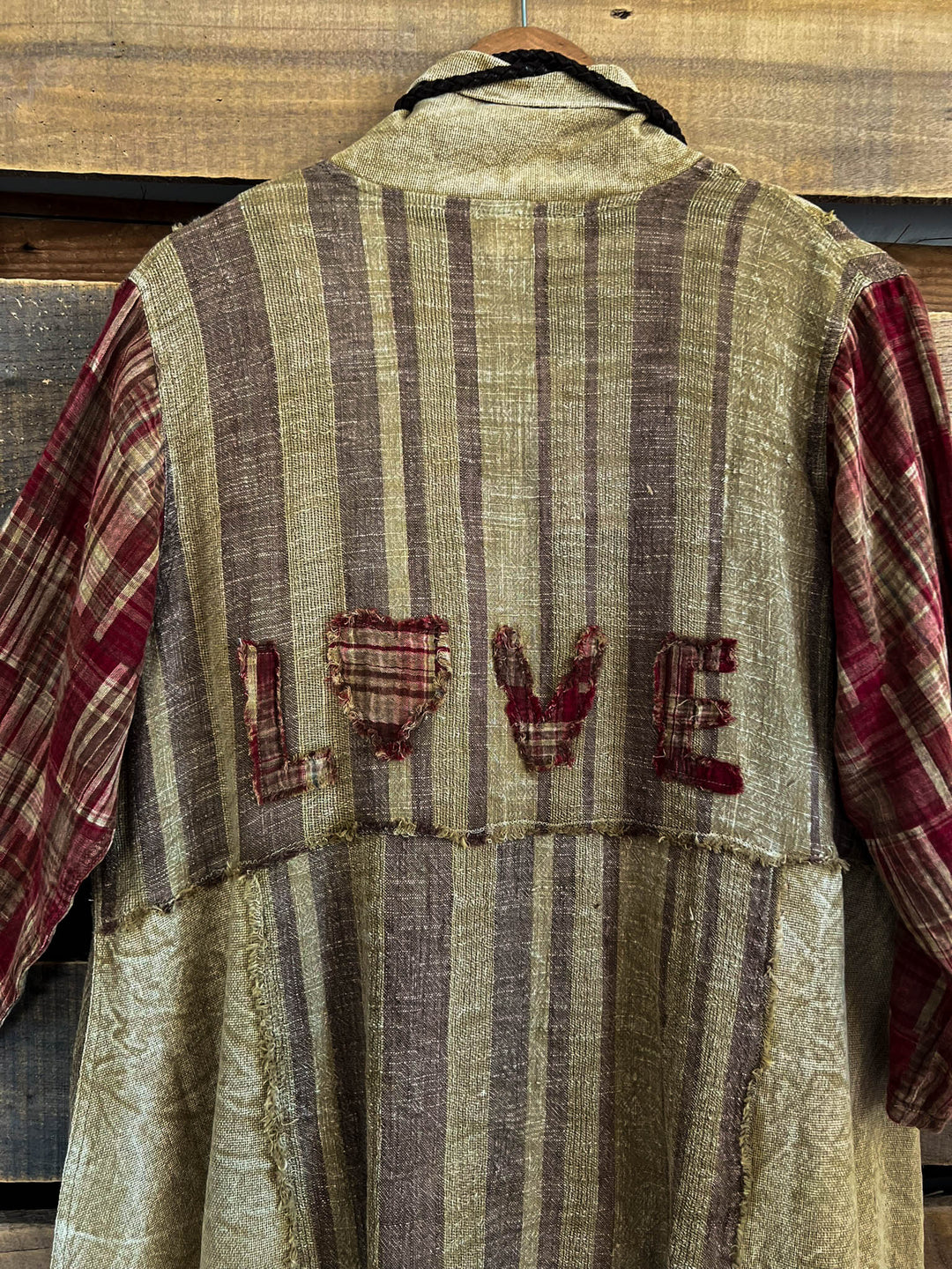 Prairie Stars & Love Patchwork Duster Jacket - 100%Cotton