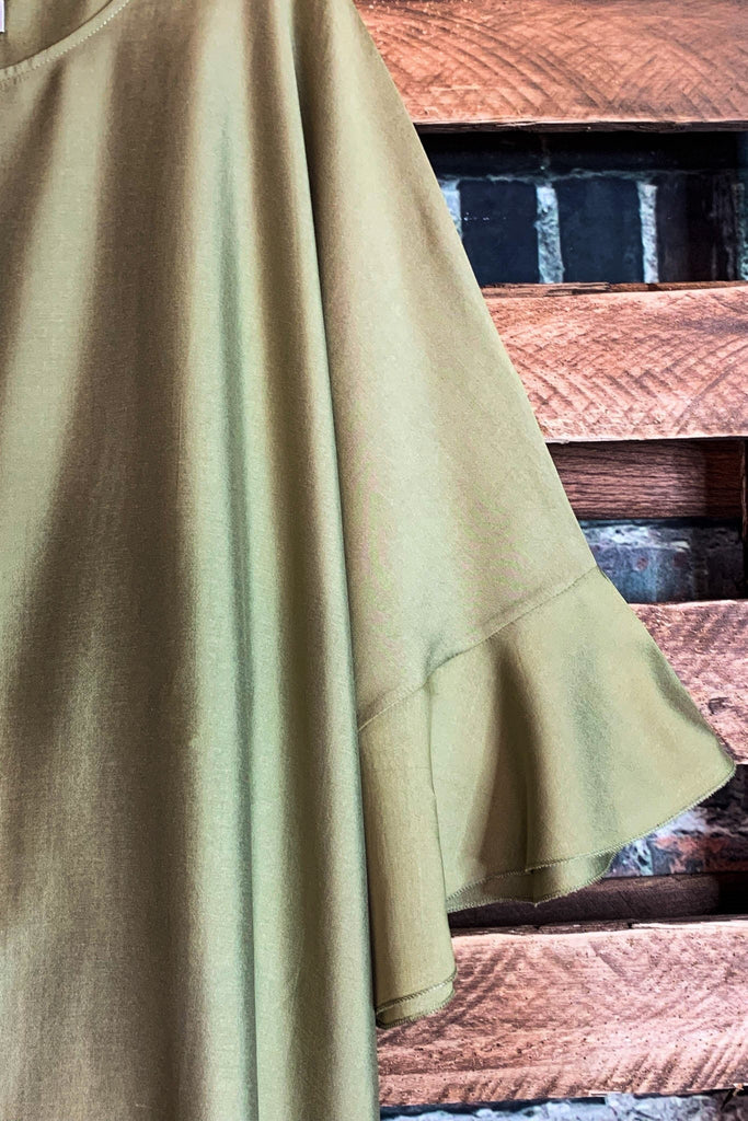PASSIONATE SOUL TUNIC IN OLIVE