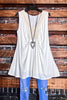 DELIGHTFUL FEELING IVORY CROCHET LACE  TUNIC