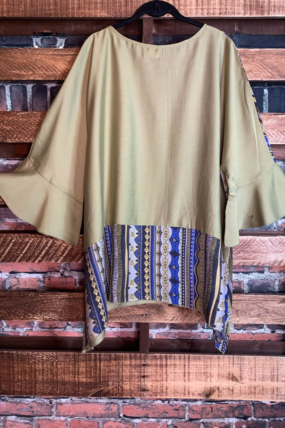 PASSIONATE SOUL TUNIC IN OLIVE-------SALE