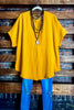 CHOOSING JOY GOLD MUSTARD TOP