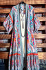 BOHEMIAN VACATION VIBES MAXI KIMONO IN Multi-Color