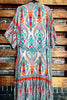 BOHEMIAN VACATION VIBES MAXI KIMONO IN Multi-Color