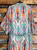 BOHEMIAN VACATION VIBES MAXI KIMONO IN Multi-Color