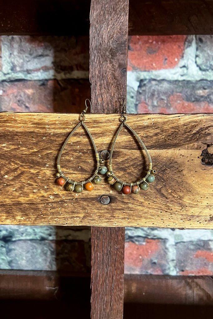 Galaxy Jorney Natural Stone Earrings
