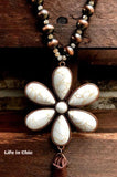 JUST THAT BEAUTIFUL TASSEL FLOWER IN IVORY [product vendor] - Life is Chic Boutique