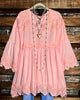 Like a Love Song Vintage-Inspired Top in Peach Pink