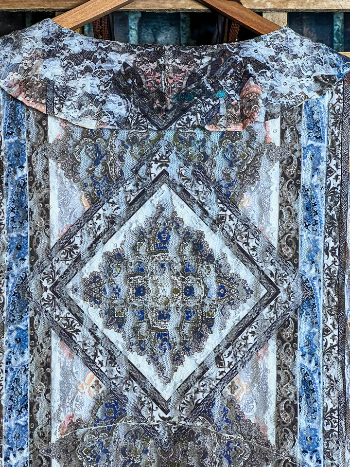 BE THE INSPIRATION LACE VEST IN MULTI-COLOR