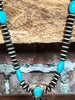 Countryside Vintage-Inspired  Necklace in Turquoise