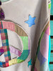 Free Spirit Comfy Soft Sweatshirt Peace & Love In Mint & Multi-Color