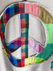 Free Spirit Comfy Soft Sweatshirt Peace & Love In Mint & Multi-Color