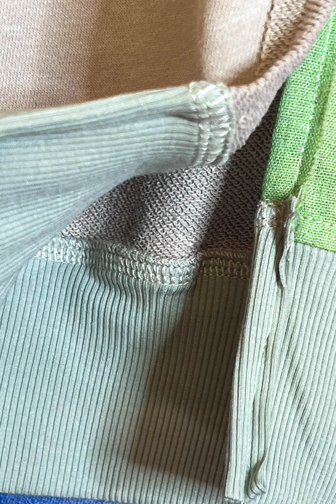 Free Spirit Comfy Soft Sweatshirt Peace & Love In Mint & Multi-Color