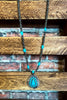 Countryside Vintage-Inspired  Necklace in Turquoise