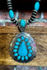 Countryside Vintage-Inspired  Necklace in Turquoise