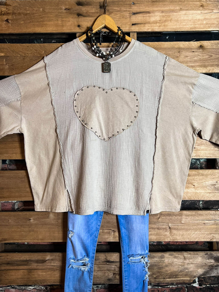 KEEP THINGS SIMPLE 100% COTTON IN GRAY