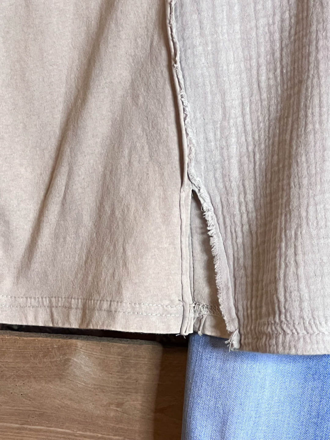 KEEP THINGS SIMPLE 100% COTTON IN GRAY