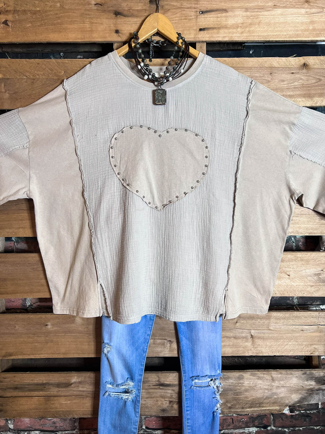 KEEP THINGS SIMPLE 100% COTTON IN GRAY