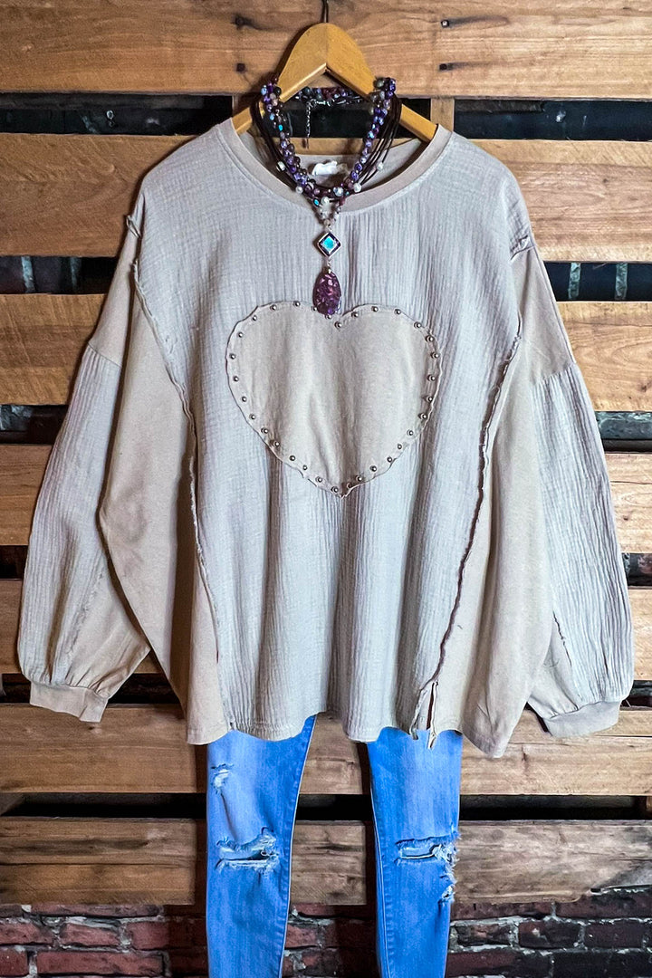 KEEP THINGS SIMPLE 100% COTTON IN GRAY