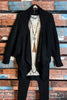 COZY CHARM TO GO IN STYLE BLACK CARDIGAN